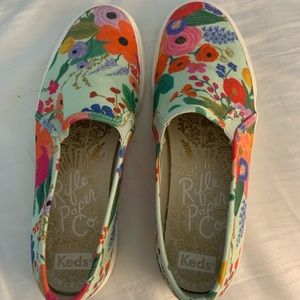 Rifle Paper Company Keds Slip Ons - Size 8 ✨